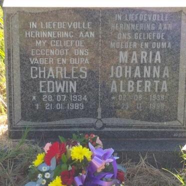 SHAW Charles Edwin 1934-1989 &amp; Maria Johanna Alberta 1938-1996