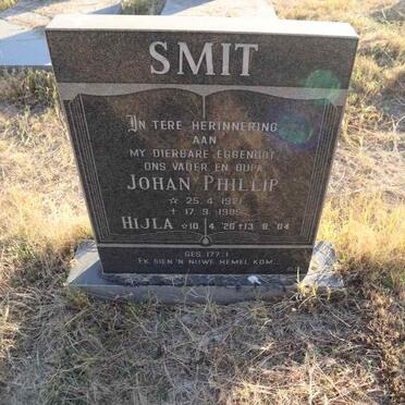 SMIT Johan Phillip 1921-1985 & Hijla 1926-2004