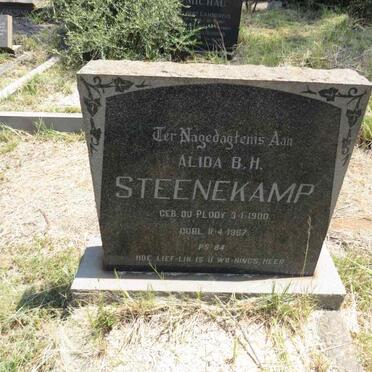 STEENEKAMP Alida B.H. nee DU PLOOY 1900-1967