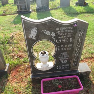STANDER George B. 1935-2000 & Tersia 1956-2023