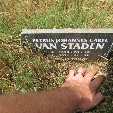 STADEN Petrus Johannes Carel, van 1928-2021