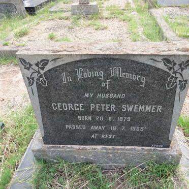 SWEMMER George Peter 1879-1965