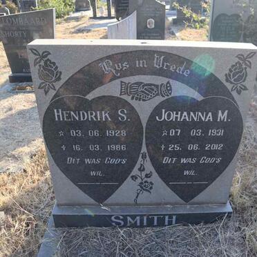 SMITH Hendrik S. 1928-1986 & Johanna M. 1931-2012
