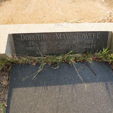 TOWELL Dorothy May 1931-1969