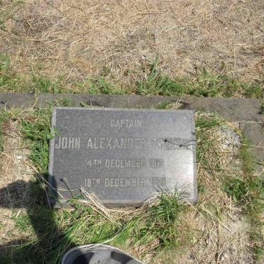TWEEDIE John Alexander 1912-1972