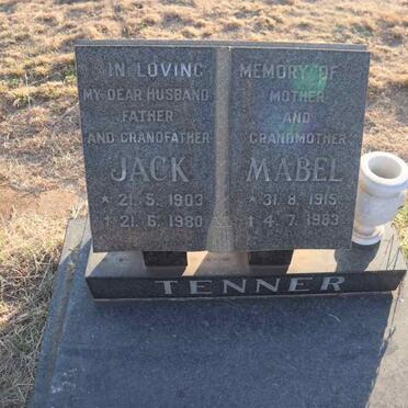 TENNER Jack 1903-1980 & Mabel 1915-1983