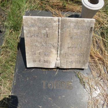 TORRE Louis 1905-1971 & Jeanette Chatrina 1907-1968