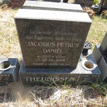 THEUNISSEN Jacobus Petrus Daniel 1948-2014