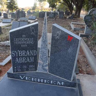 VERHEEM Sybrand Abram 1950-2020