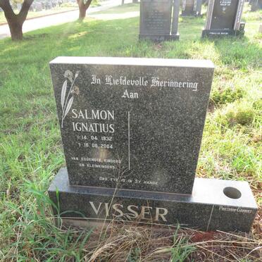VISSER Salmon Ignatius 1932-2004