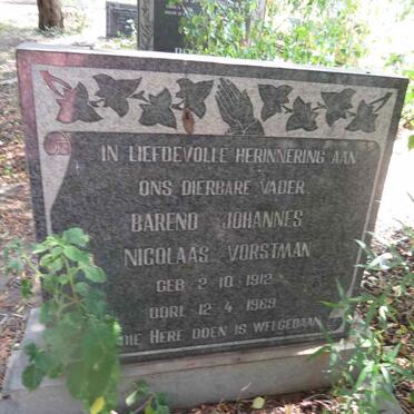 VORSTMAN Barend Johannes Nicolaas 1912-1969