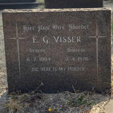 VISSER E.G. 1904-1976