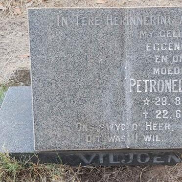 VILJOEN Petronella I.F. 1932-1977