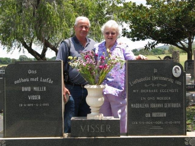 VISSER David Muller 1899-1995 & Magdalena J.G. ROSSOUW 1904-1970