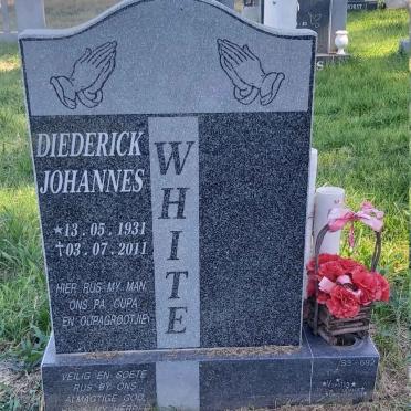 WHITE Diederick Johannes 1931-2011