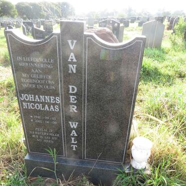 WALT Johannes Nicolaas, van der 1941-2002
