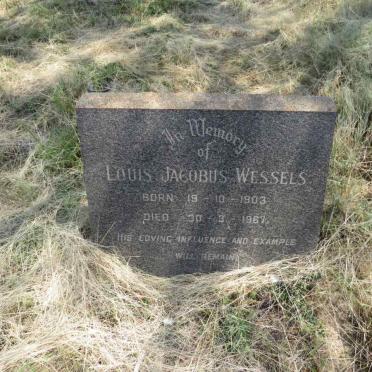 WESSELS Louis Jacobus 1903-1967
