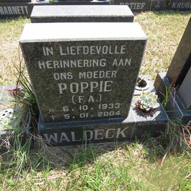 WALDECK F.A. 1933-2004