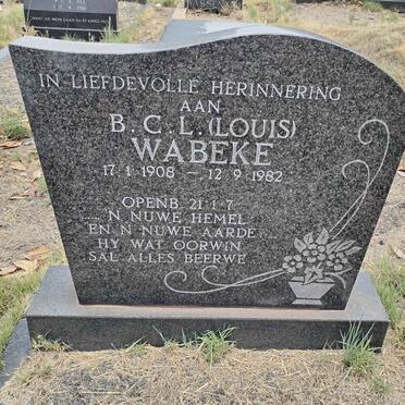 WABEKE B.C.L. 1908-1982
