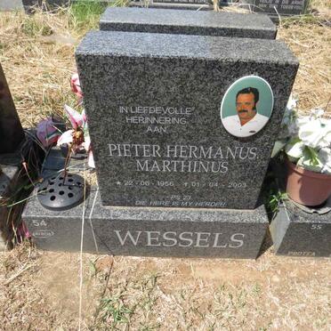 WESSELS Pieter Hermanus Marthinus 1956-2003