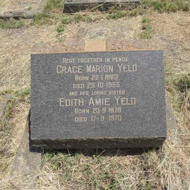 YELD Grace Marion 1883-1955 :: YELD Edith Amie 1879-1970