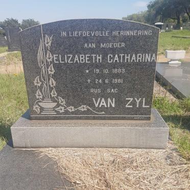 ZYL Elizabeth Catharina, van 1883-1981