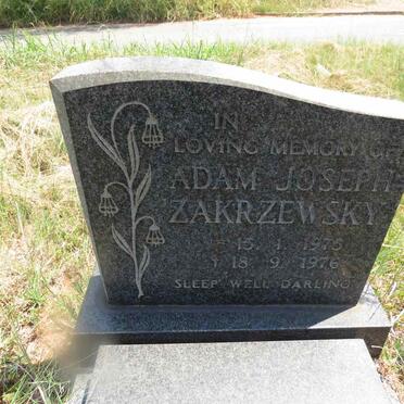 ZAKRZEWSKY Adam Joseph 1975-1976