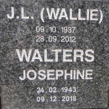 WALTERS J.L. 1937-2012 &amp; Josephine 1943-2018