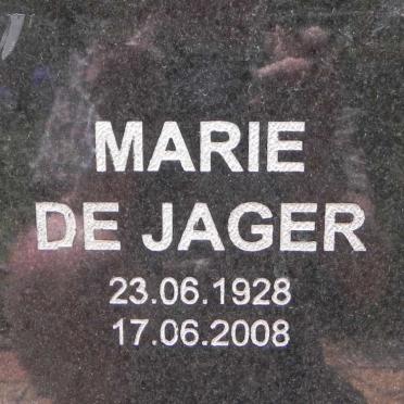 JAGER Marie, de 1928-2008