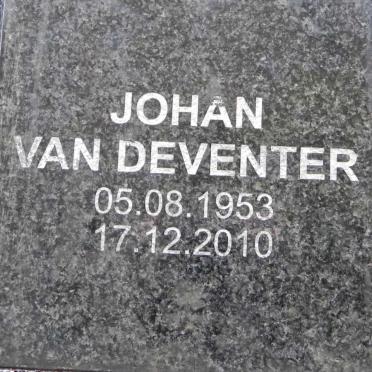 DEVENTER Johan, van 1953-2010