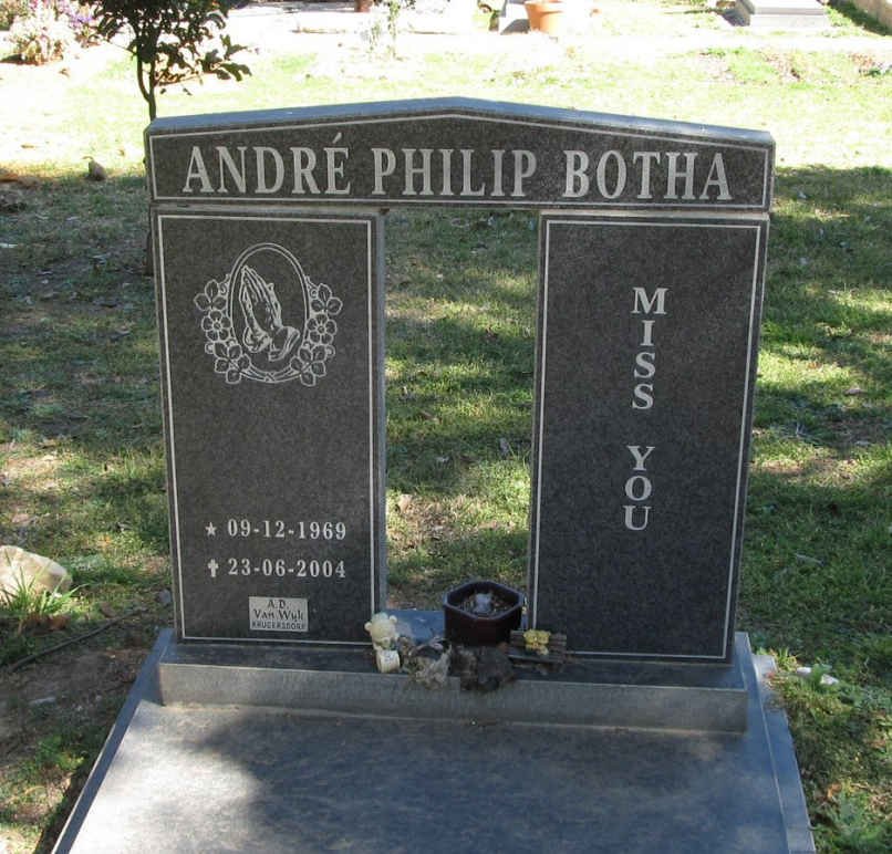 BOTHA Andre Philip 1969-2004