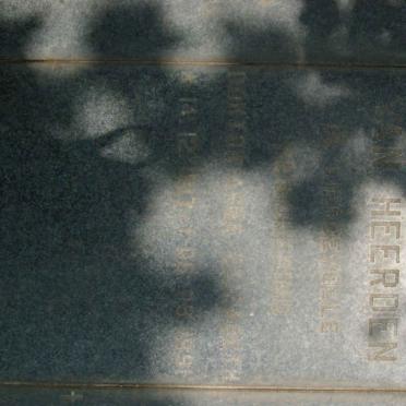 HEERDEN Anna Elizabeth, van 1917-1991