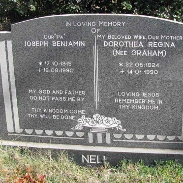 NELL Joseph Benjamin 1915-1990 &amp; Dorothea Regina GRAHAM 1924-1990