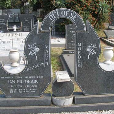 OELOFSE Jan Frederik 1935-1987