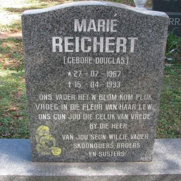REICHERT Marie nee DOUGLAS 1967-1993