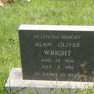WRIGHT Alan Oliver 1906-1993