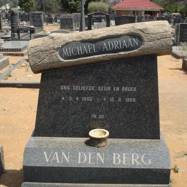 BERG Michael Adriaan, van den 1950-1969