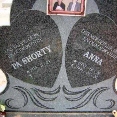 DREYER Shorty 1934- &amp; Anna 1938-2006