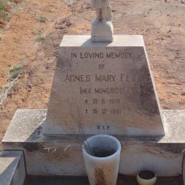 FELL Agnes Mary nee MCMURDO 1918-1981