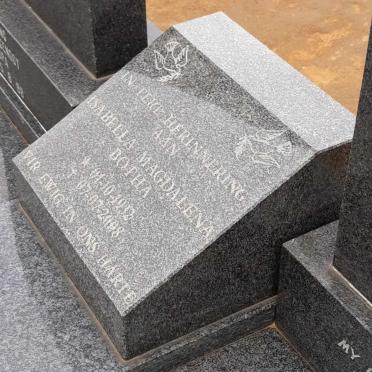 KLEIN Johan Ludwich 1922-1969 :: BOTHA Vivian 1936-1988 &amp; Isabella Magdalena 1932-2008