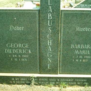 LABUSCHAGNE George Diederick 1907-1971 &amp; Barbara Maria 1908-1977