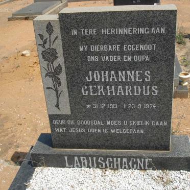 LABUSCHAGNE Johannes Gerhardus 1913-1974