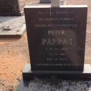 PAPPADOGIANNIS (aka PAPPAS) Peter 1904-1981