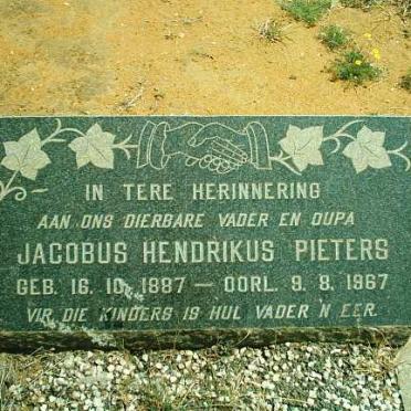PIETERS Jacobus Hendrikus 1887-1967
