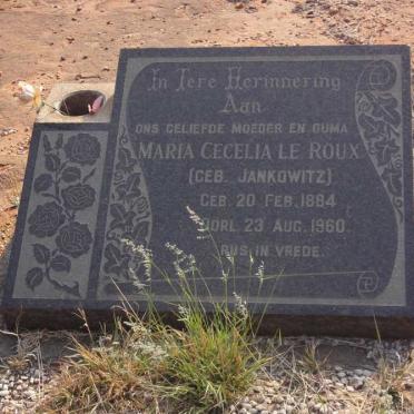 ROUX Maria Cecelia, le nee JANKOWITZ 1884-1960
