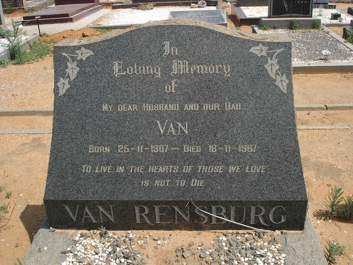 RENSBURG Van, van 1907-1967