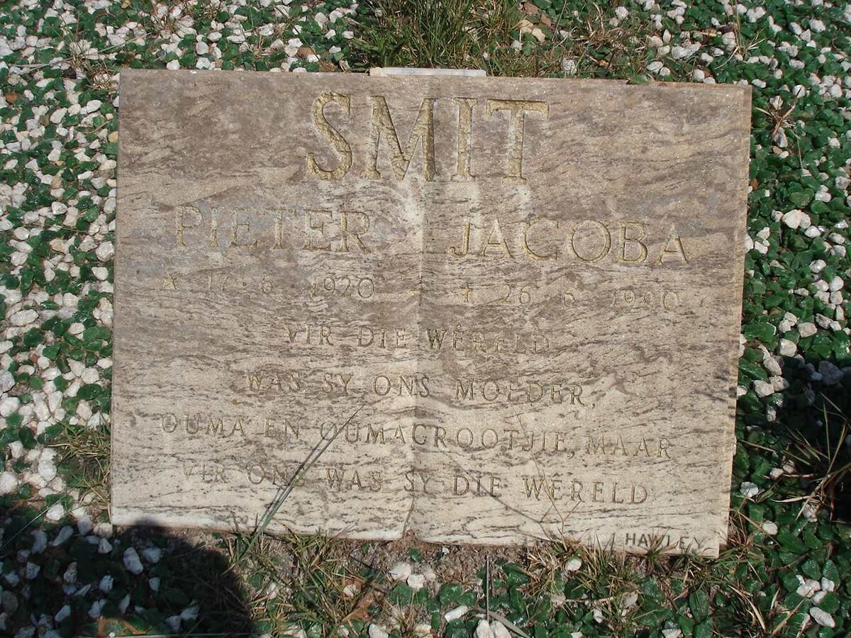 SMIT Pieter Jacoba 1920-1990