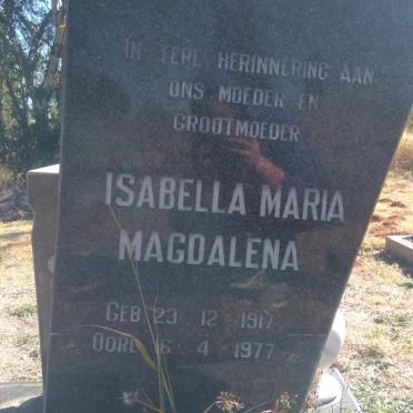 ? Isabella Maria Magdalena 1917-1977