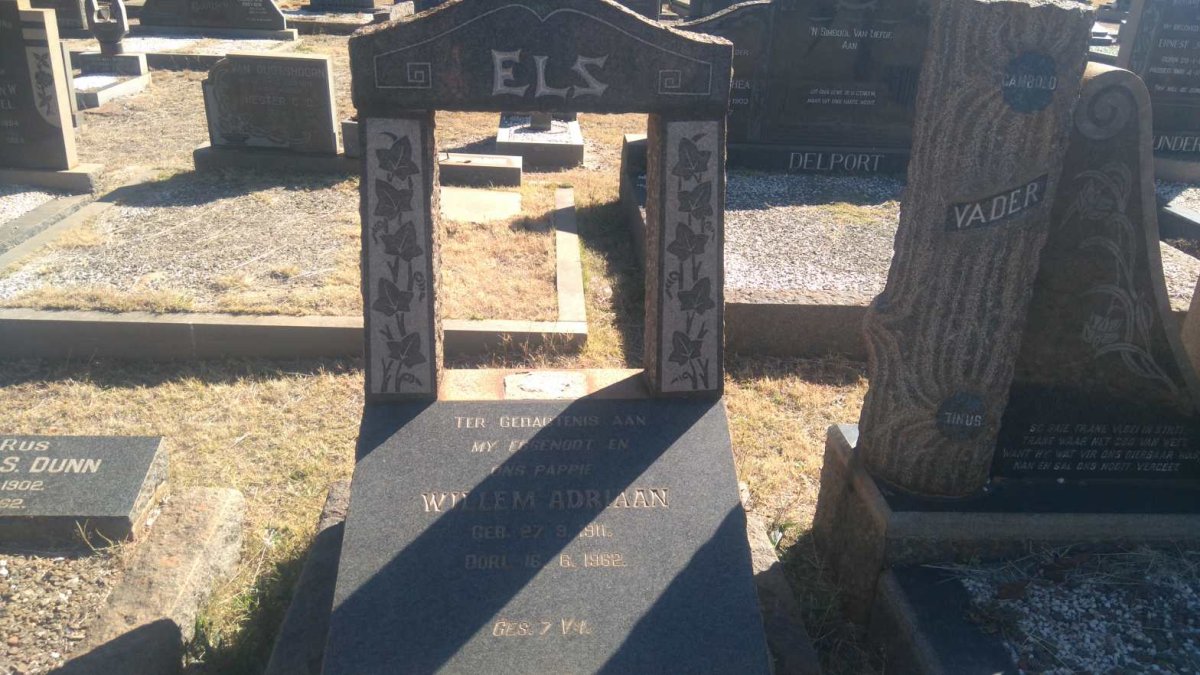 ELS Willem Adriaan 1911-1962