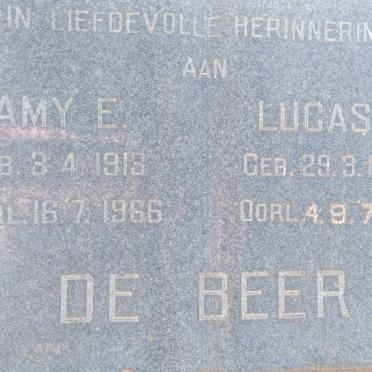 BEER Lucas C., de 1911-1973 &amp; Amy E. 1913-1966